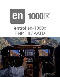  New Entrol en-1000x FNPT II installed for Aerotec 