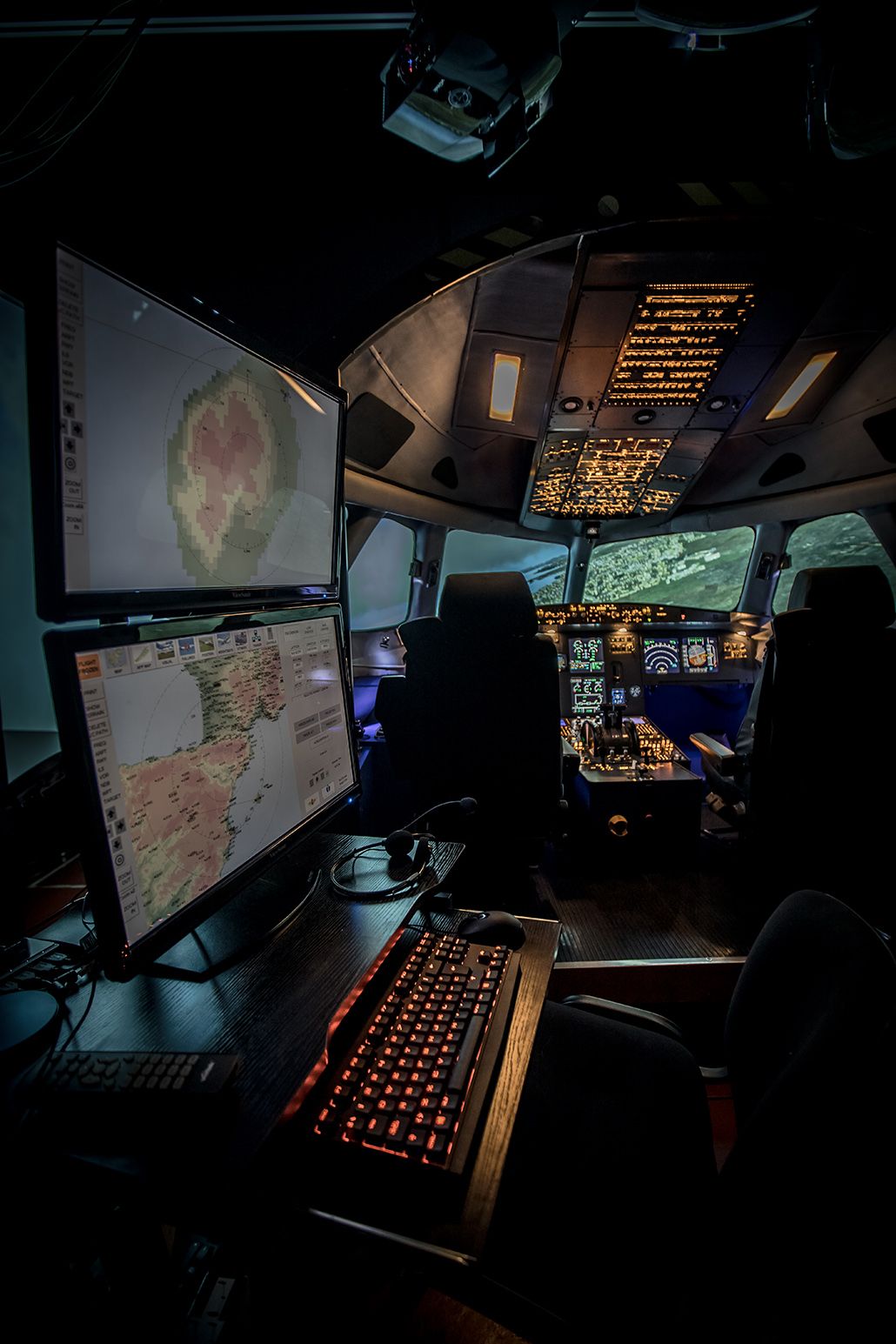 entrol A32 / A320 FNPT II MCC simulator