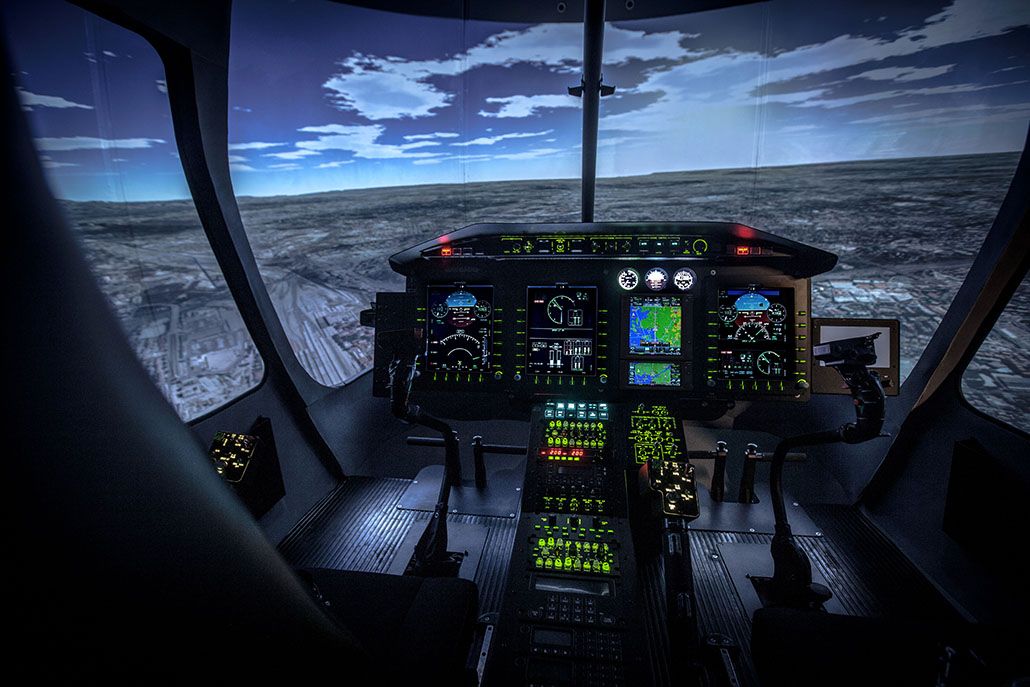 entrol H14 / Bell 429 FNPT II MCC simulator