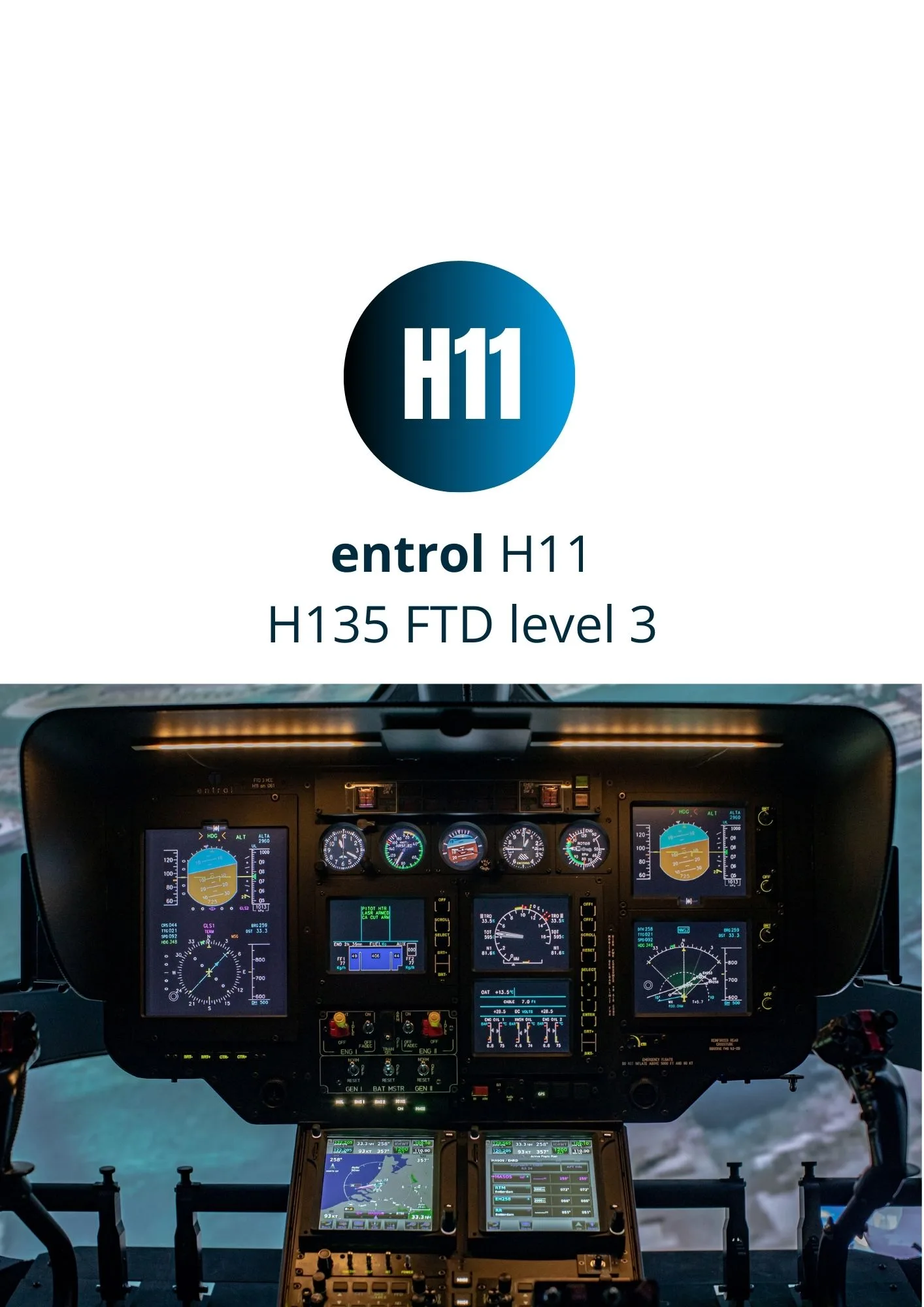 Entrol certifies H135 FTD level 3 simulator