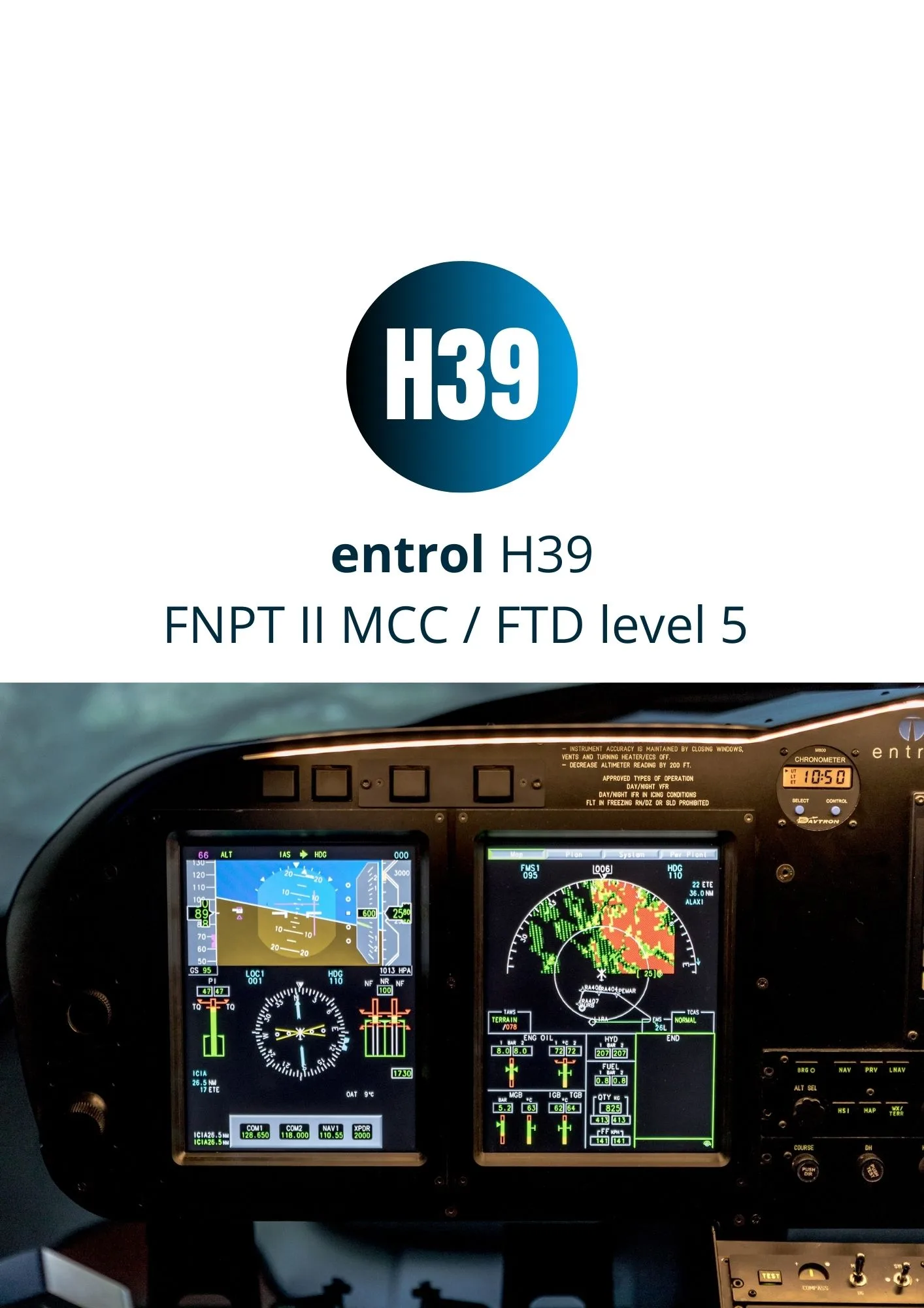 New entrol H39 FNPT II MCC for Turkemistan Airlines