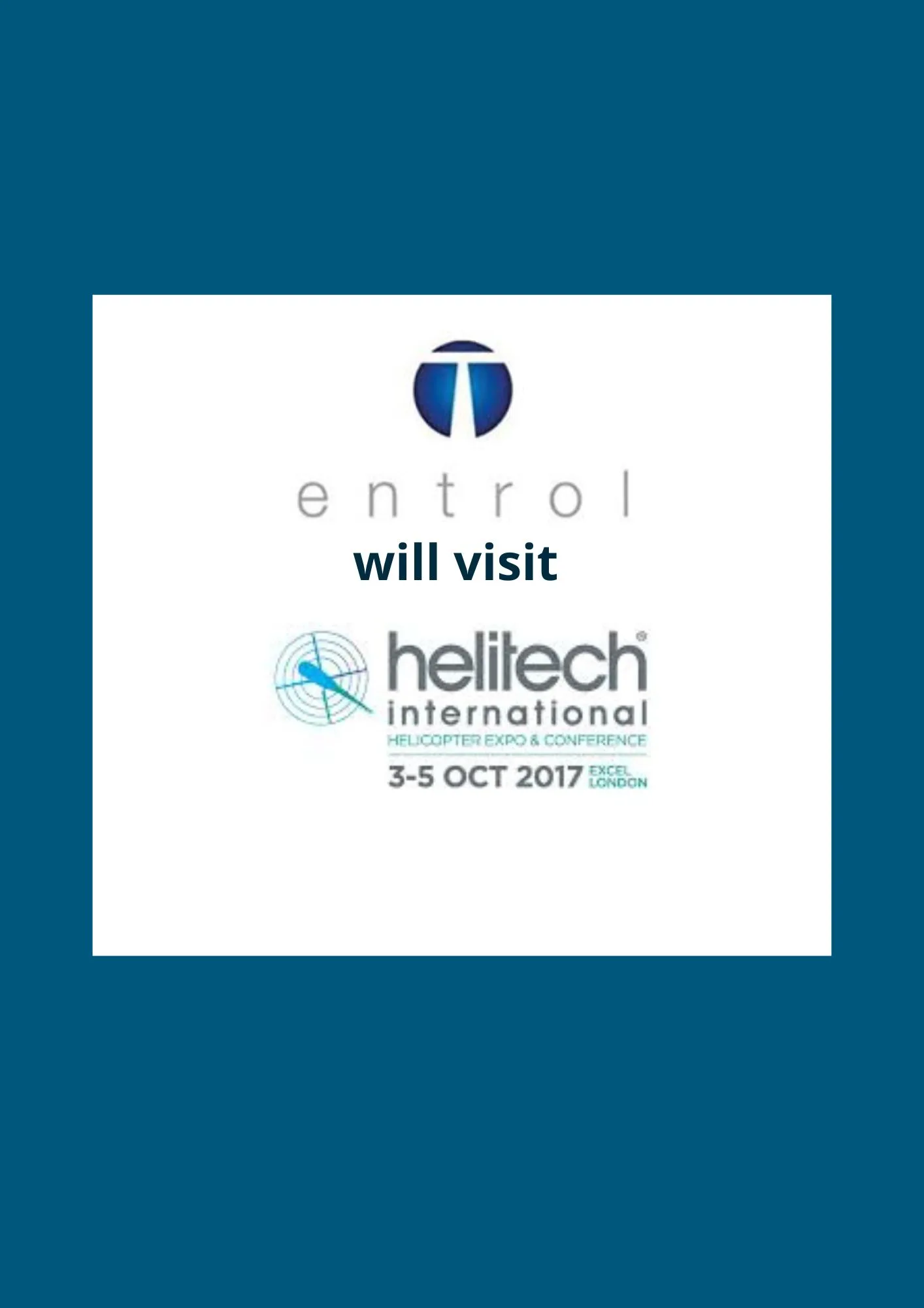 Find us at Helitech 2017