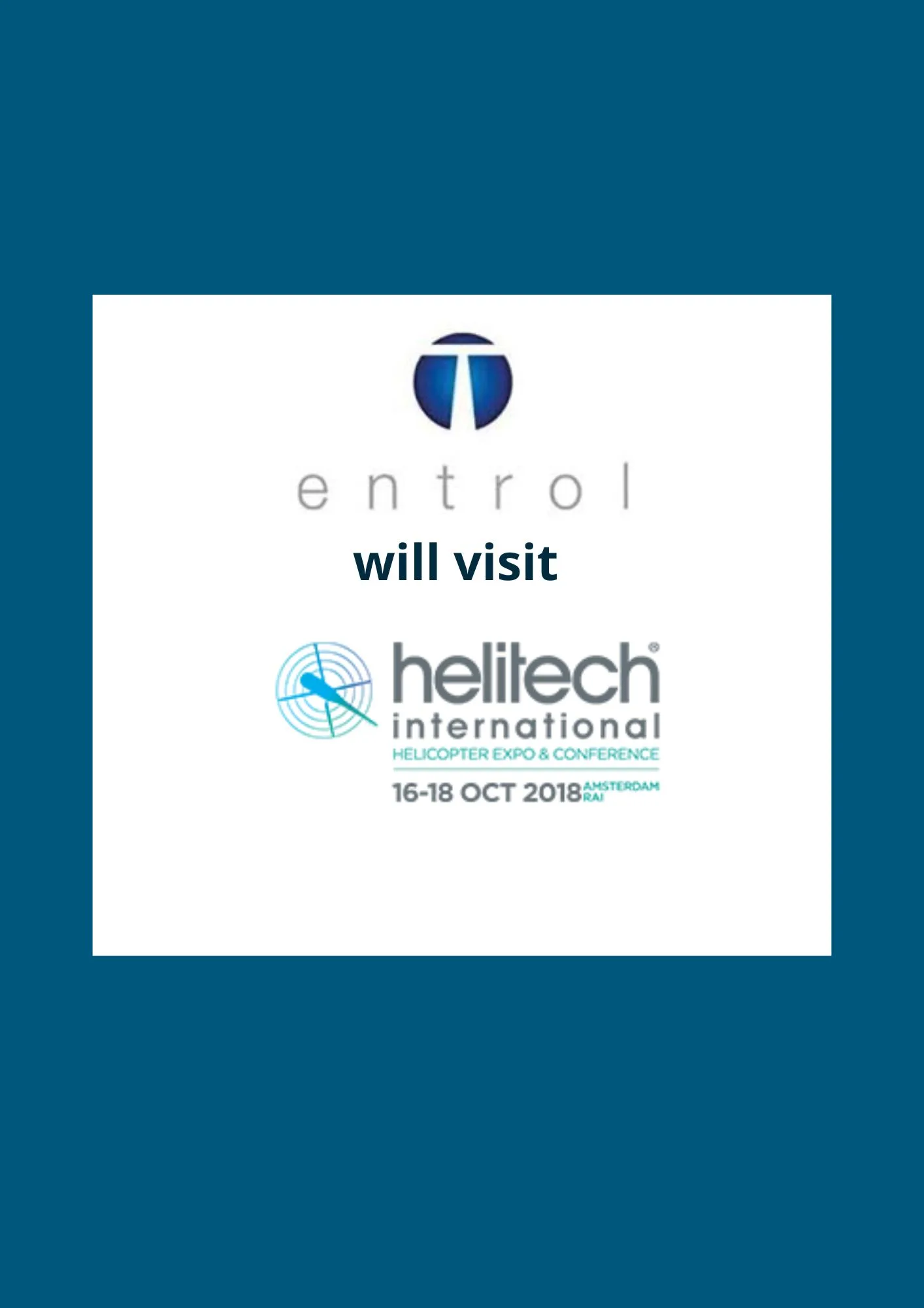 Contact us to have a meeting at Helitech 2018